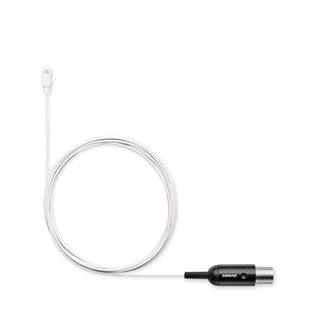 Shure DL4W/O-LM3-A DuraPlex Omnidirectional Lavalier Microphone White LEMO Connector