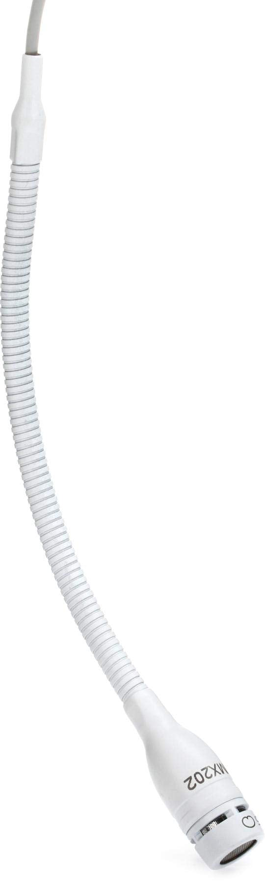 Shure MX202W-A/C Microflex Overhead Microphone Cardioid White