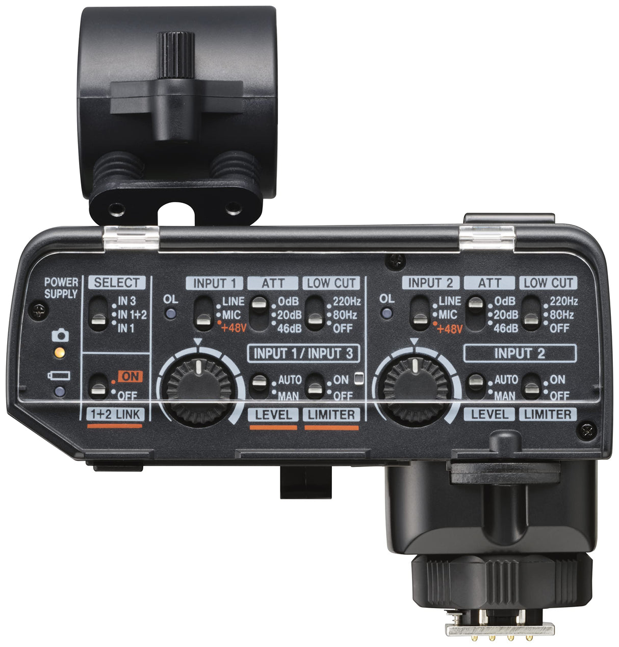 Tascam CA-XLR2d-F XLR Microphone Adapter for Cameras Fuji
