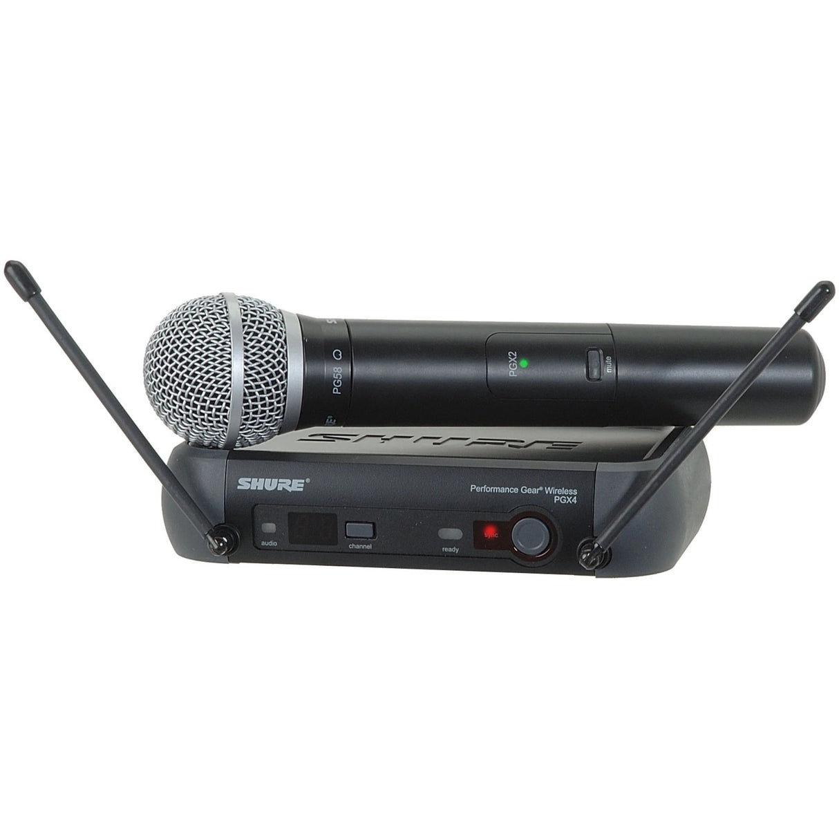 Shure - Shure PGX24/PG58-H6 Handheld Wireless Microphone System - PGX24/PG58-H6