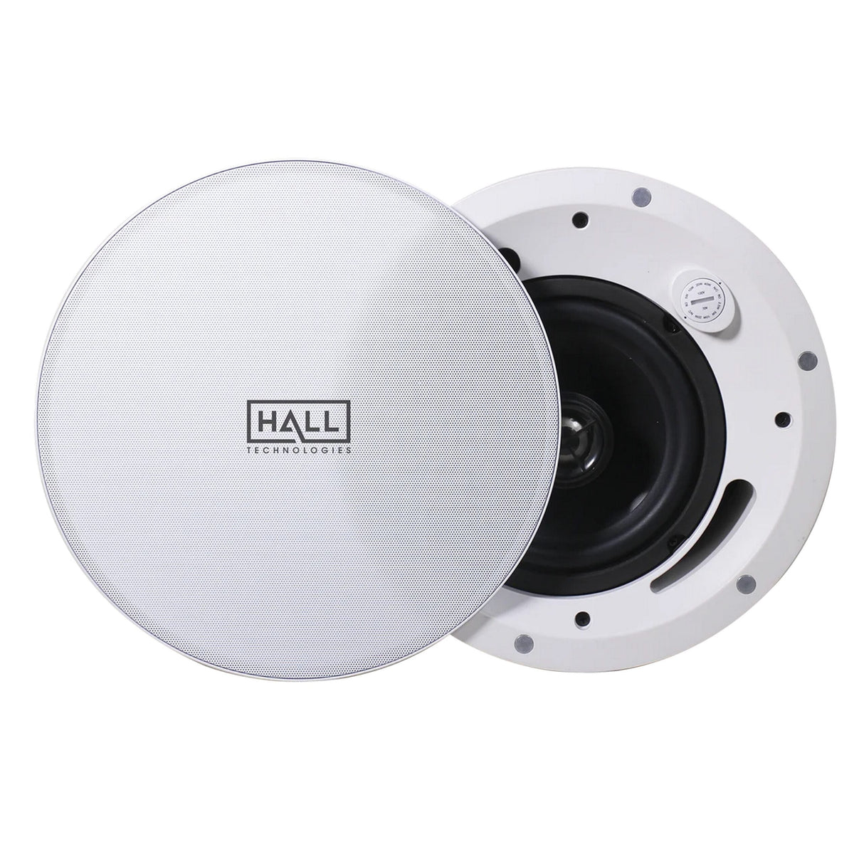 Hall Technologies SPK-IC6 In-Ceiling Speakers with Fire Rated Backbox 6-Inch