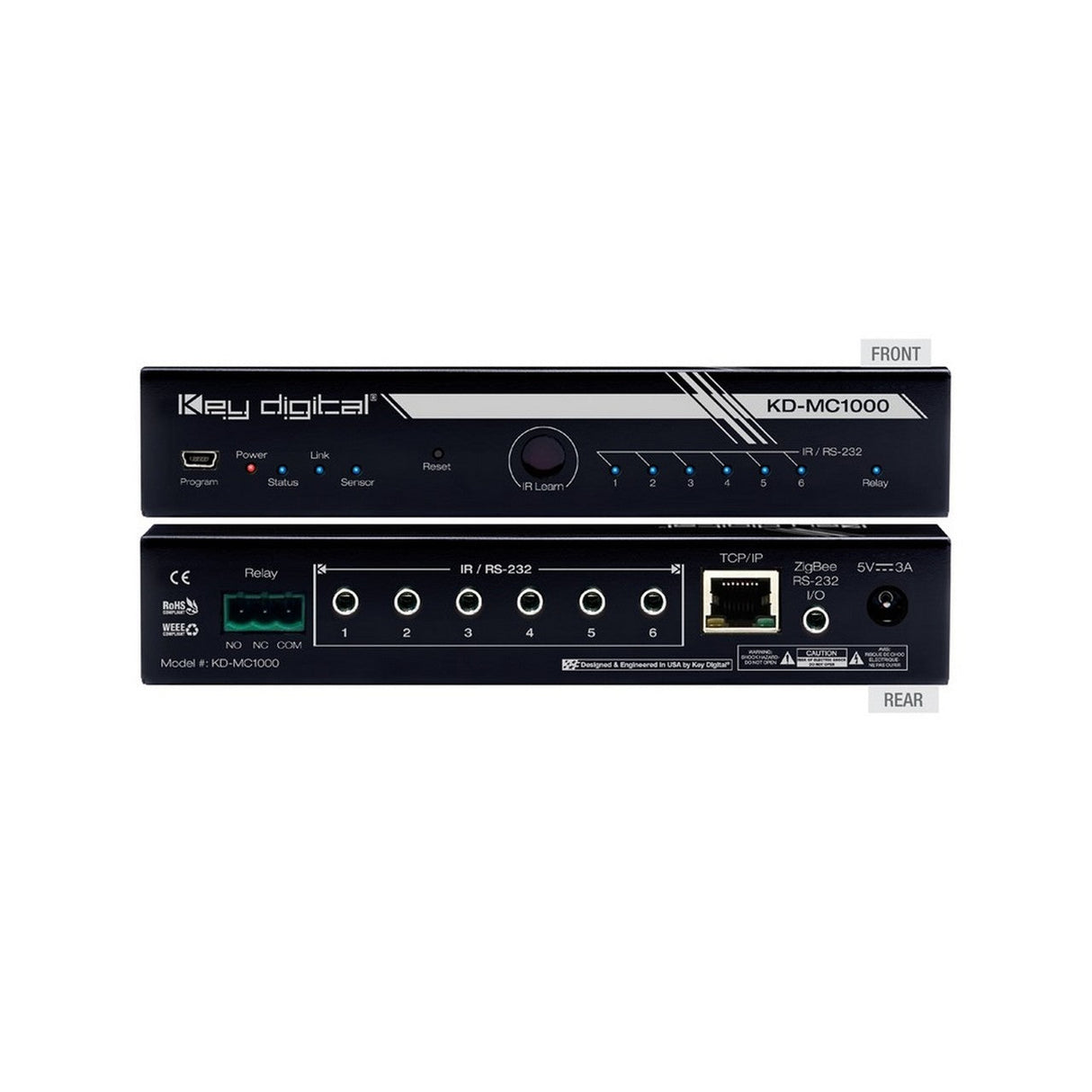 Key Digital KD-MC1000 8 Port LAN Master Controller