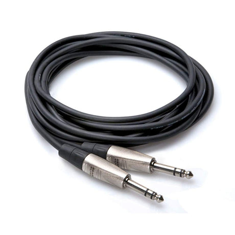 Hosa HSS-005 REAN 1/4-Inch TRS to 1/4-Inch TRS Pro Balanced Interconnect Cable 5-Feet