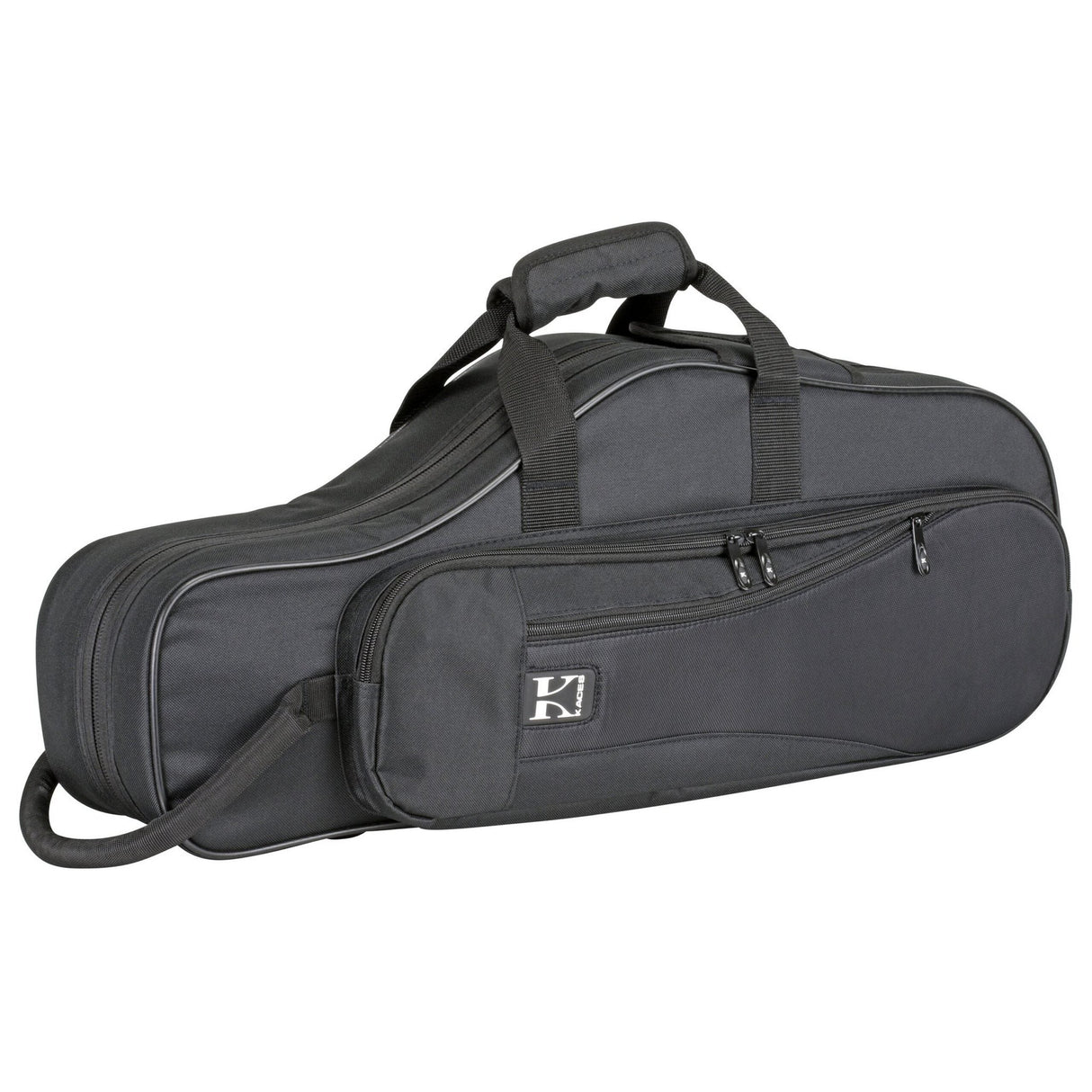 Kaces KBO-ASBK Lightweight Hardshell Alto Sax Case Black