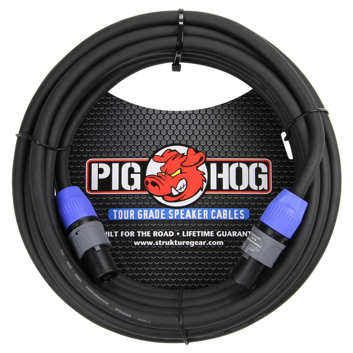 Pig Hog PHSC50SPK 50ft Speaker Cable S-PackON to S-PackON