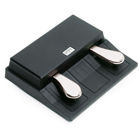 StudioLogic VFP-2-15-B Double Piano-Style Sustain Pedal Stereo Plug Closed Polarity