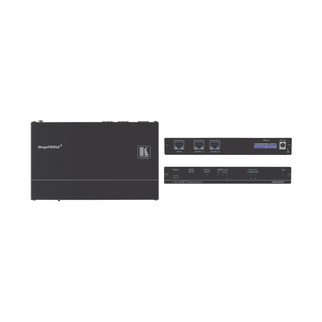 Kramer VM-2DT 1:2 4K60 4:2:0 Long-Reach HDBaseT Distribution Amplifier
