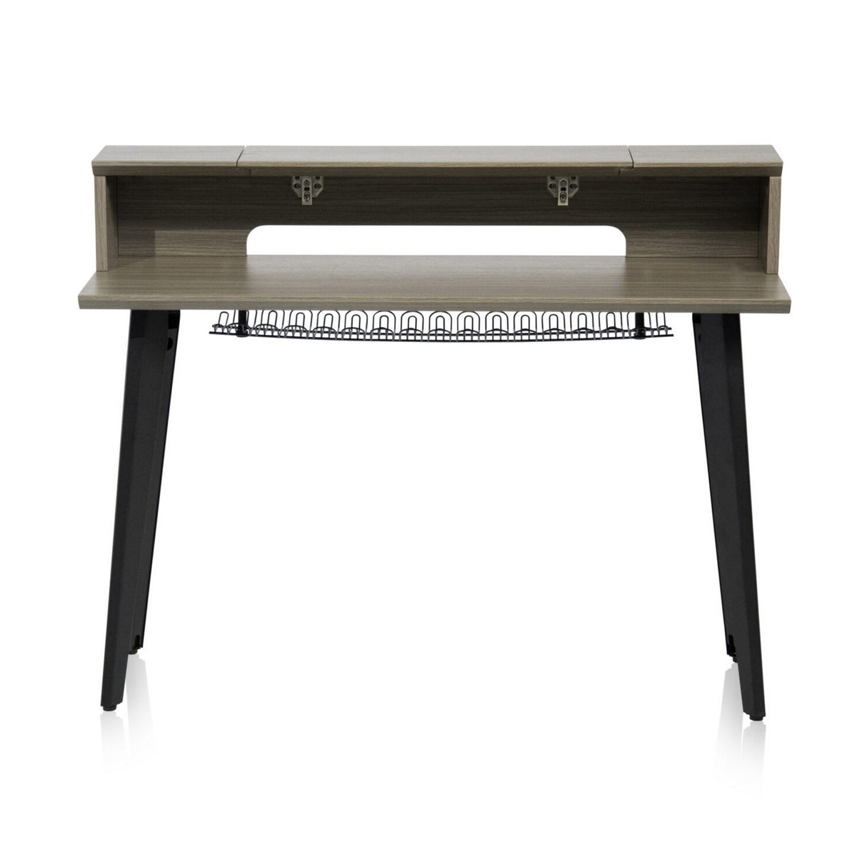 Gator GFW-ELITEKEYTBL61-GRY Elite Series Furniture for 61 Note Keyboard Driftwood Grey Finish