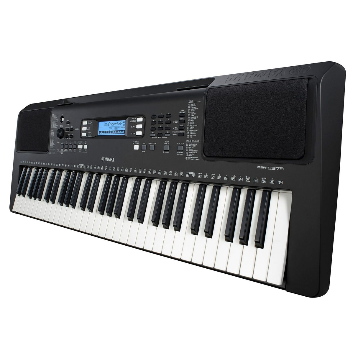 Yamaha PSRE373AD 61-Keys Portable Keyboard with PA130 Power Adapter (Used)
