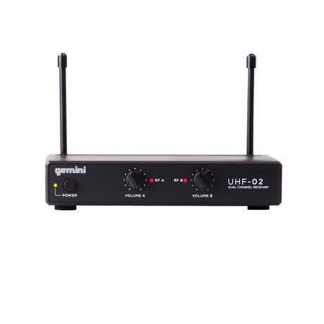 Gemini UHF-02HL Headset Lavalier Wireless Microphone System S12