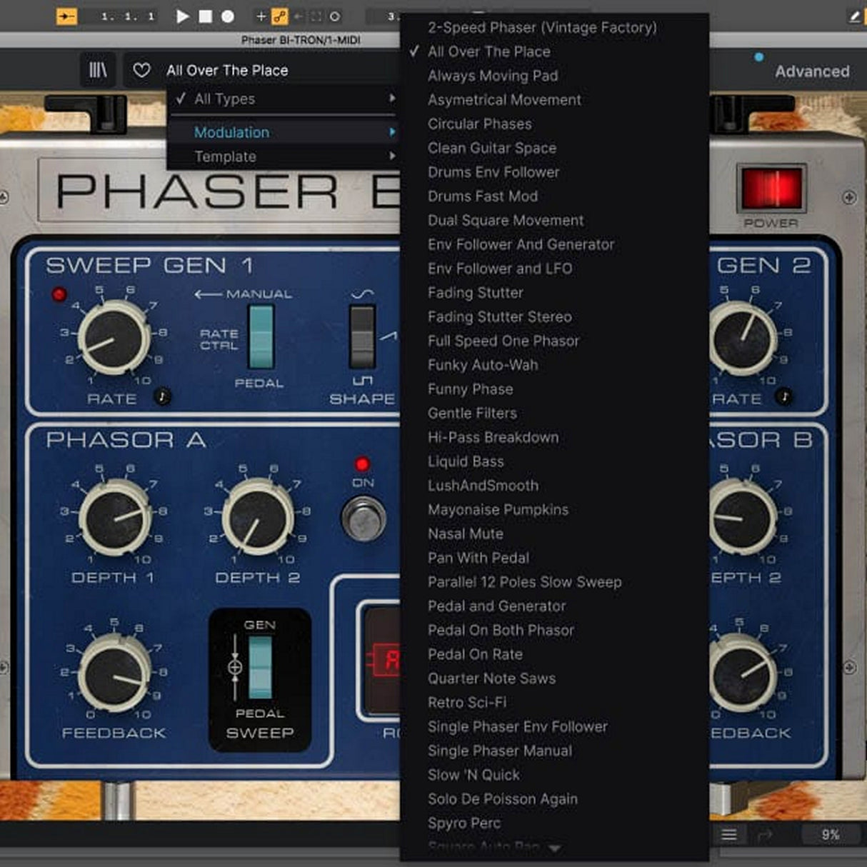 Arturia BI-TRON Phaser Plug-In
