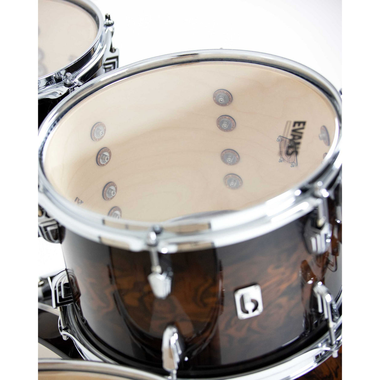 British Drum Co LEG-22-FS-WDG Legend Series Fusion 22 Kit, Windsor Dark Ultra Finish