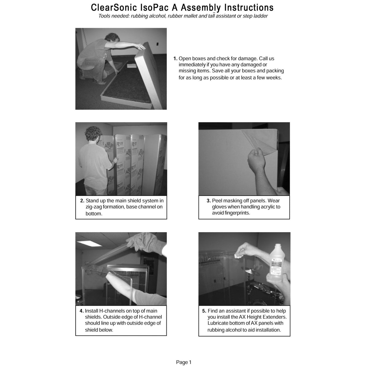 ClearSonic IPA IsoPac A Portable Drum Isolation Booth, 60-70% Volume Reduction