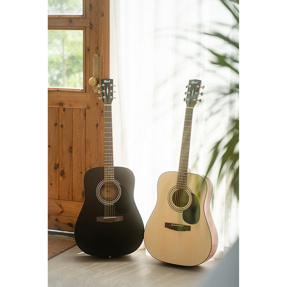 Cort AD810 Dreadnought Acoustic Guitar Natural - guitar