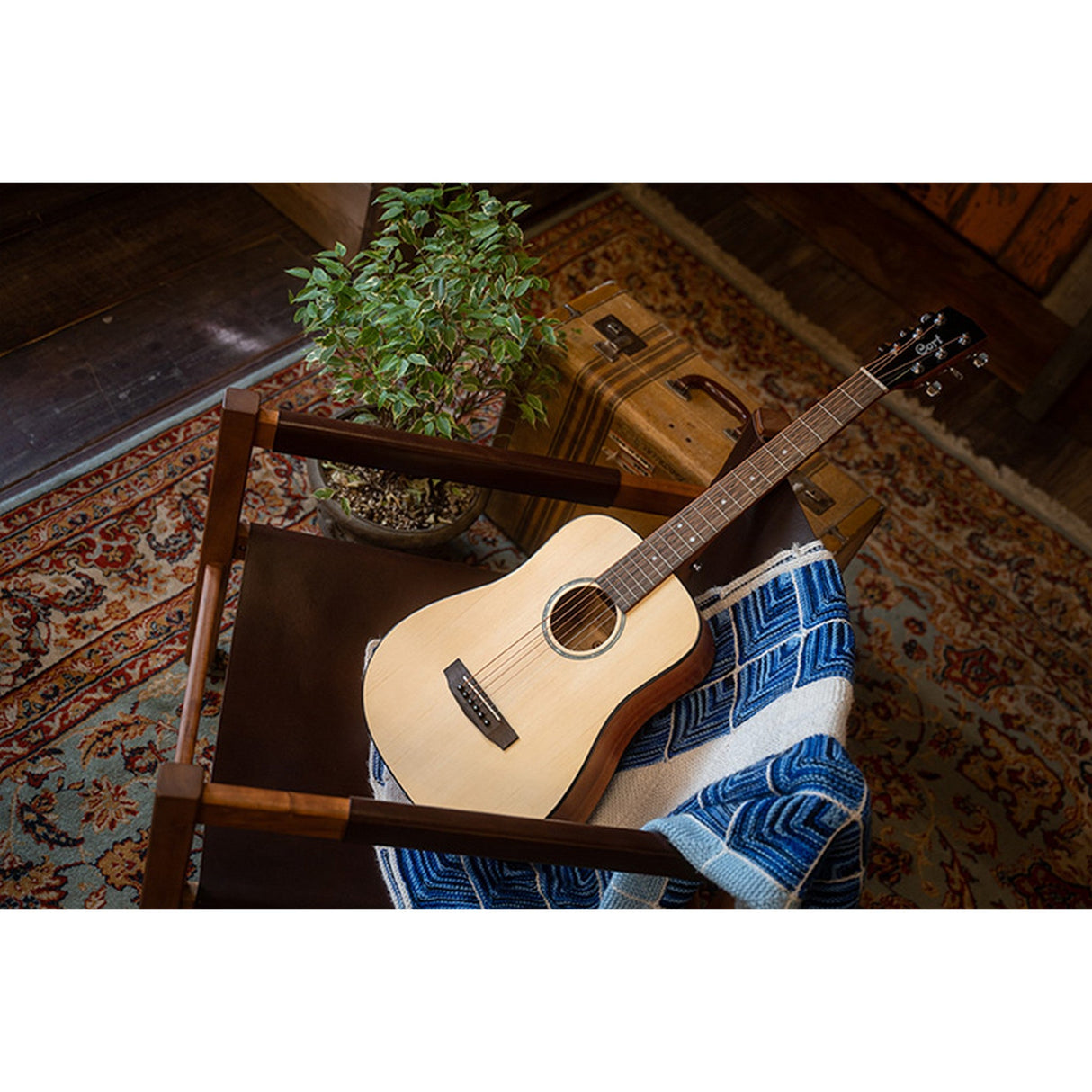 Cort AD Mini Acoustic Guitar Natural - guitar