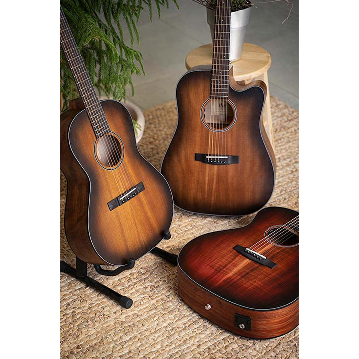 Cort CORE PE Acoustic-Electric Guitar Core Mahogany - guitar