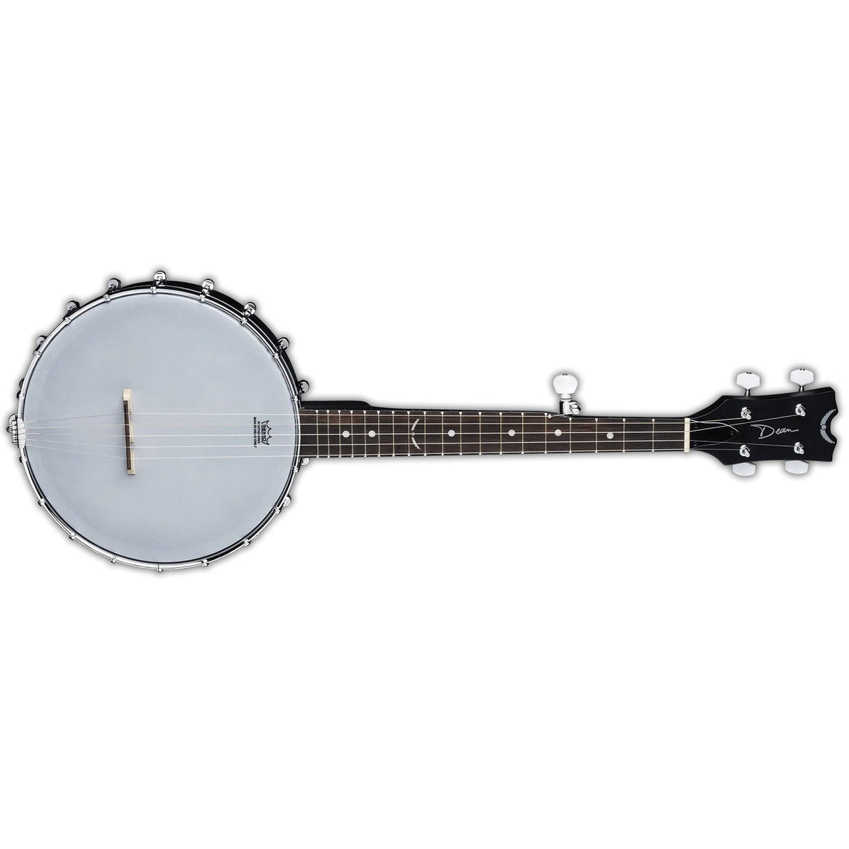 Dean Guitars Backwoods Mini Travel Mahogany Banjo Guitar BKS - guitar