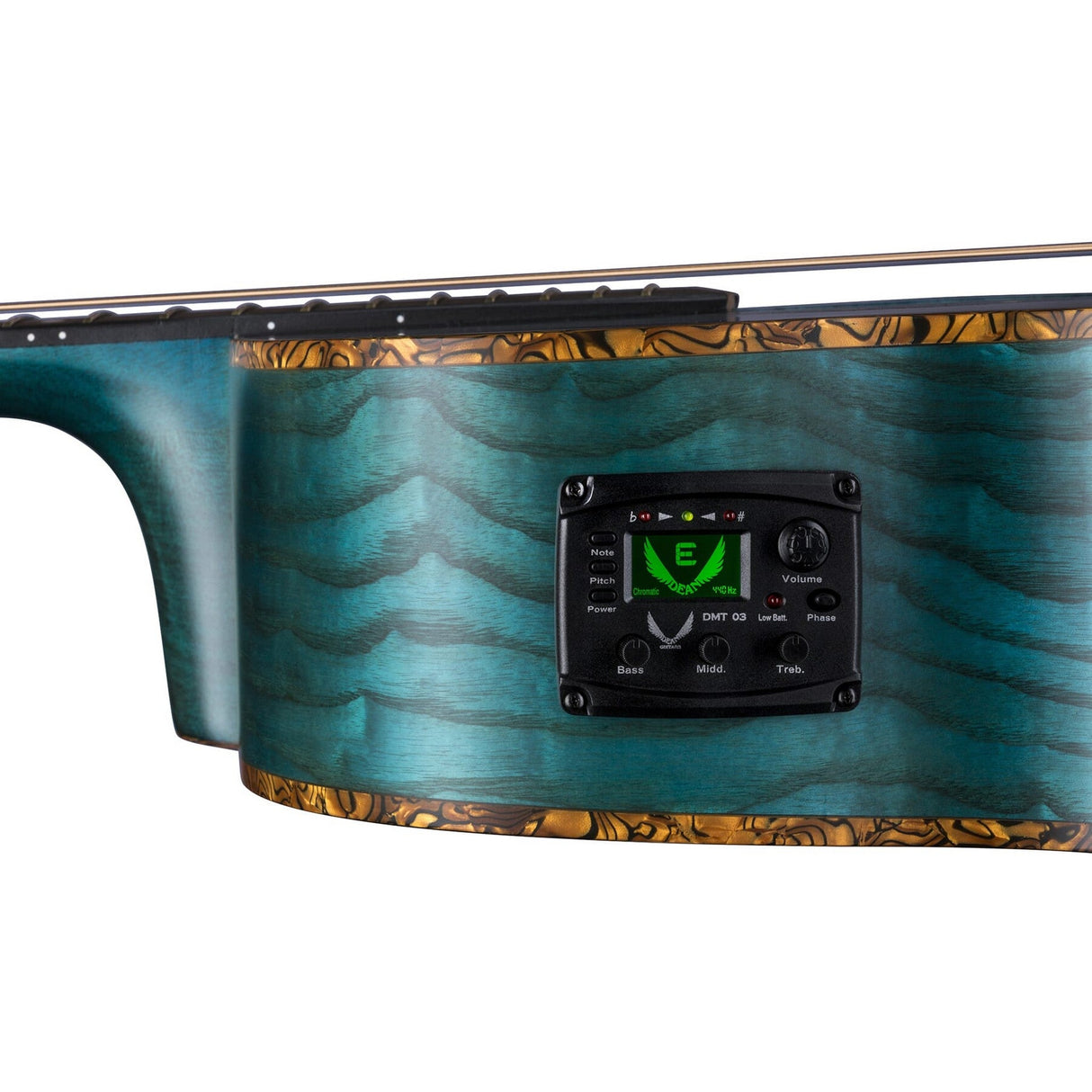 Dean Guitars Exotica Quilt Ash Acoustic-Electric Guitar 6-String - guitar