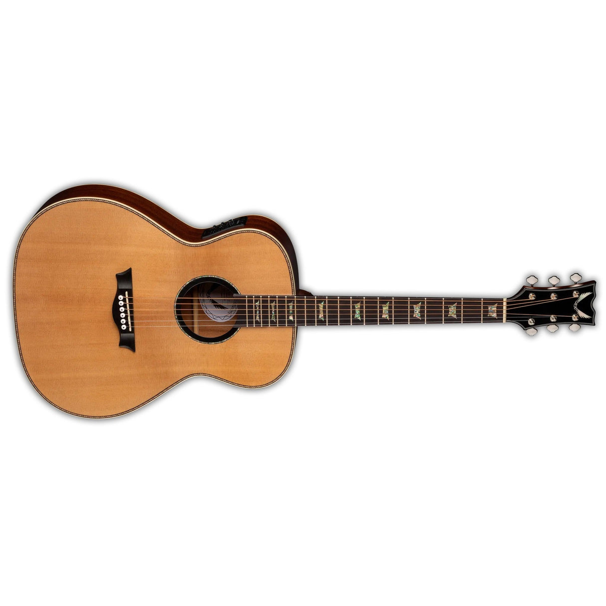 Dean Guitars ST Augustine Elite Grand Auditorium Solid Top Mahogany Acoustic/Electric Guitar - guitar