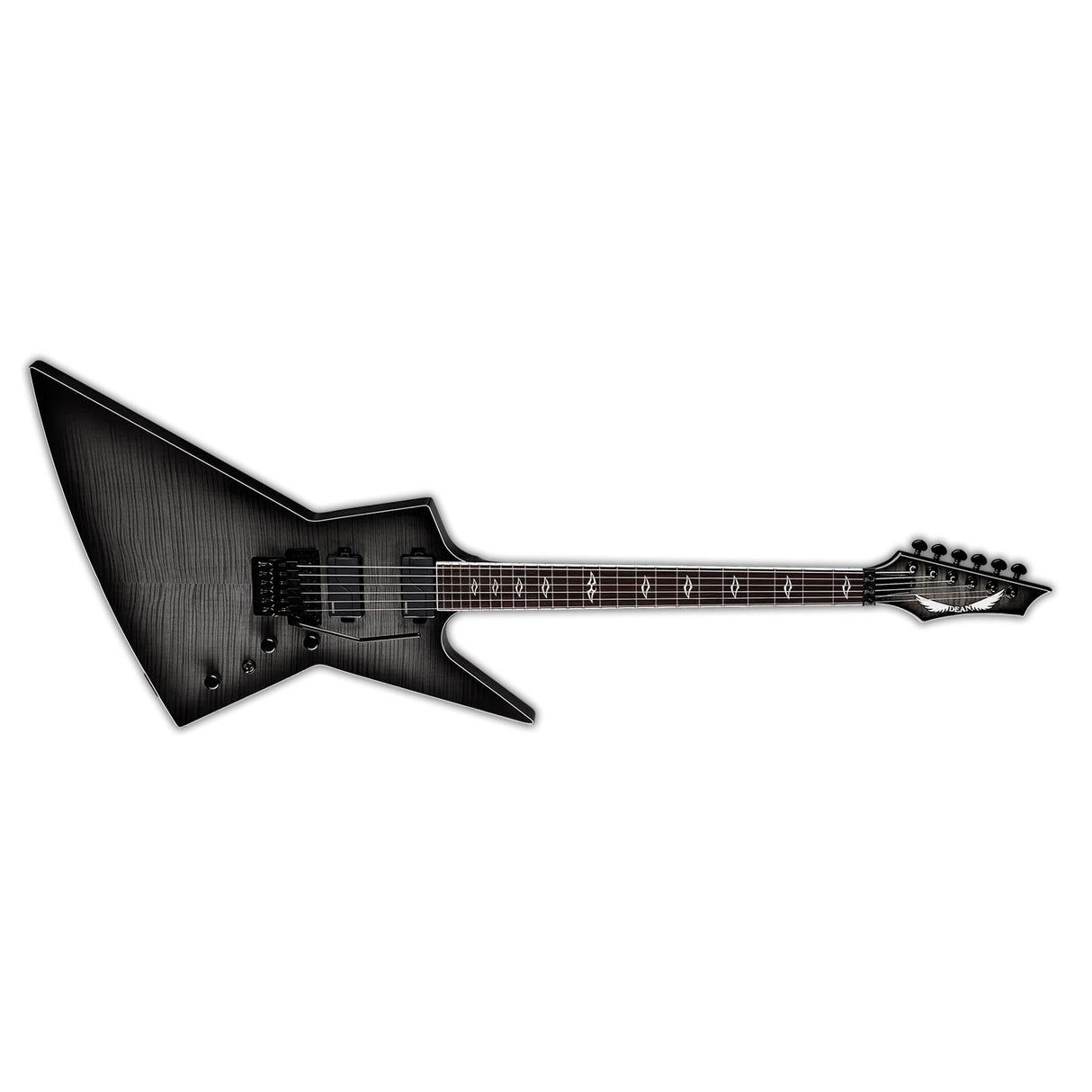 Dean Guitars Zero Select Evertune Floyd Fluence Charcoal Burst Electric Guitar 6-String - guitar