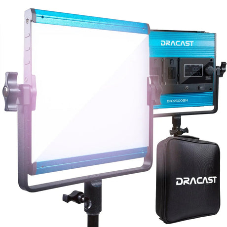 Dracast DRX3500BNH X Series LED500 Bi-Color LED 3 Light Kit with Injection Molded Travel Case
