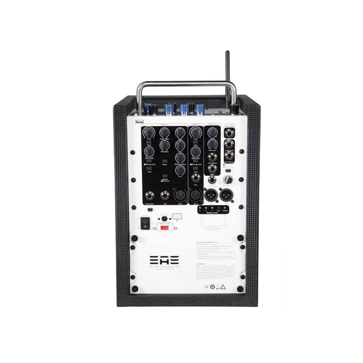 Elite Acoustics A2-5U 4-Channel Acoustic Guitar Amplifier/Mini PA System - amps