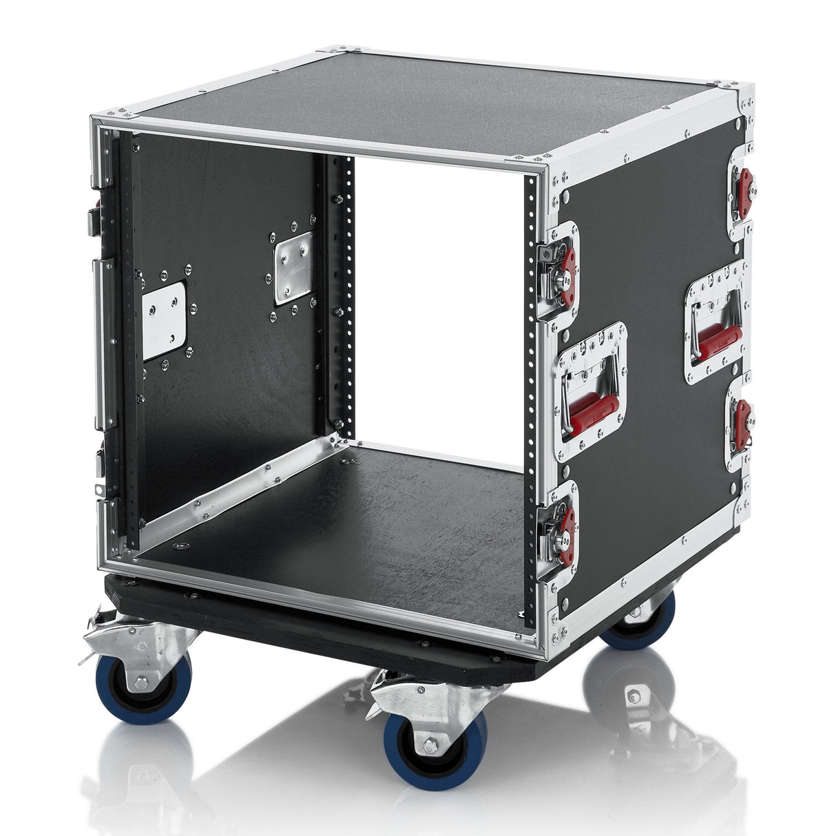 Gator G-TOUR 10U CAST ATA Wood Flight Rack Case with Casters 10U 17-Inches Deep
