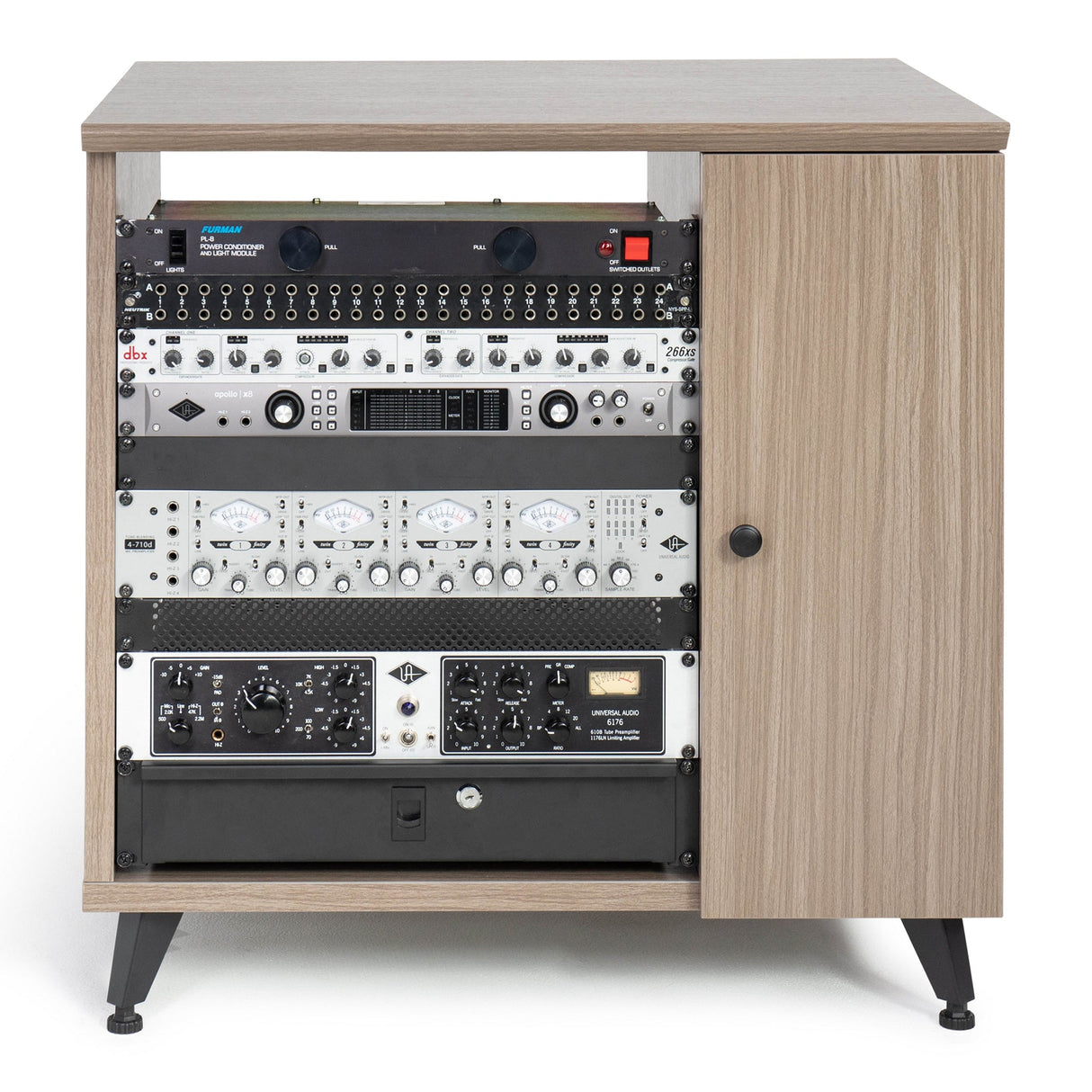 Gator GFW-ELITESIDECAR-GRY Elite Series Sidecar Rack Cabinet with Shelf Grey