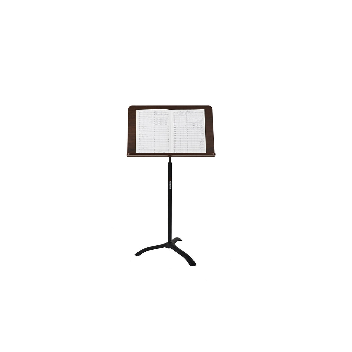 Gator Wooden Conductor Music Stand with Brushed Metal Base