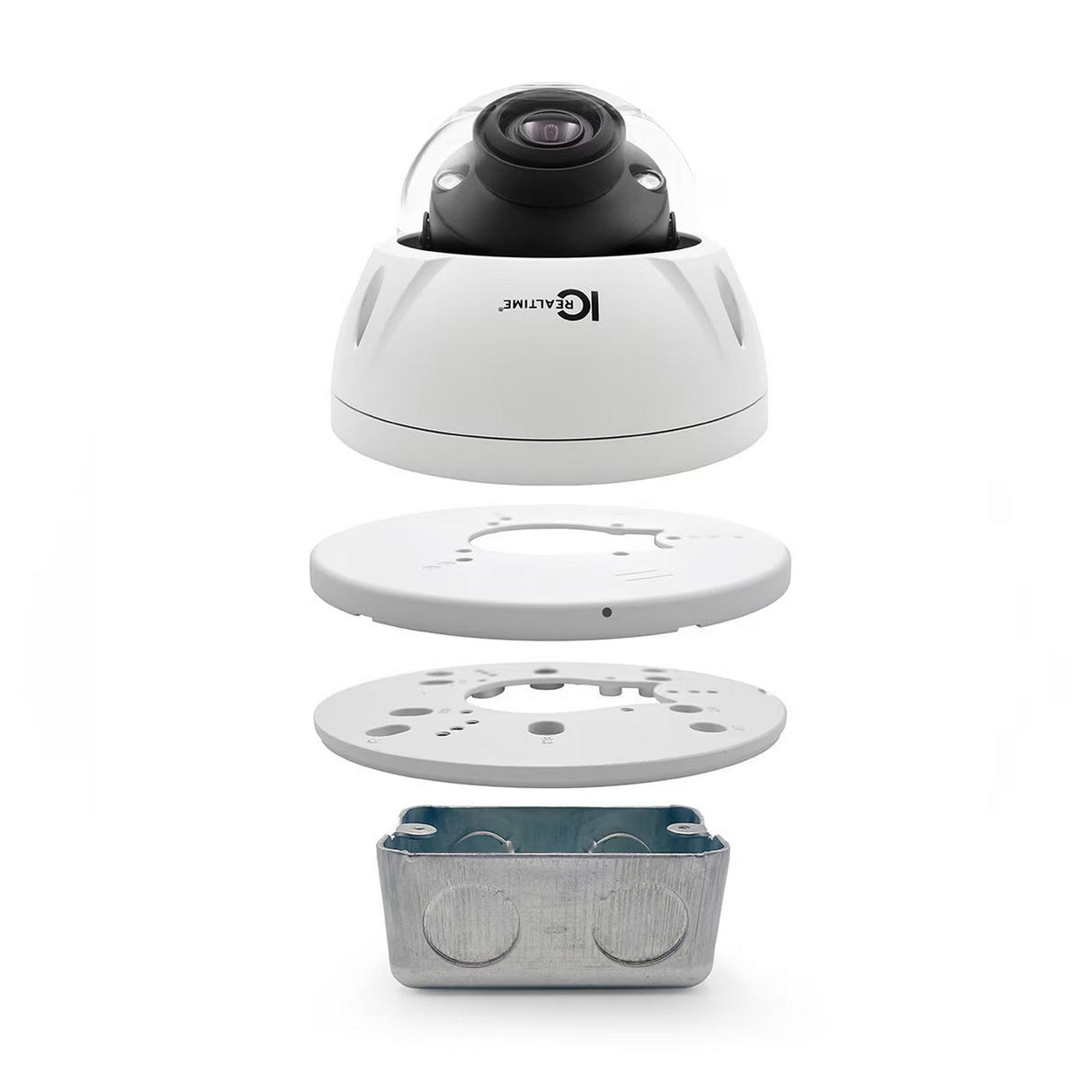 IC Realtime Electrical Gang Box Adapter for 4-Inch Single and Double Gang Boxes