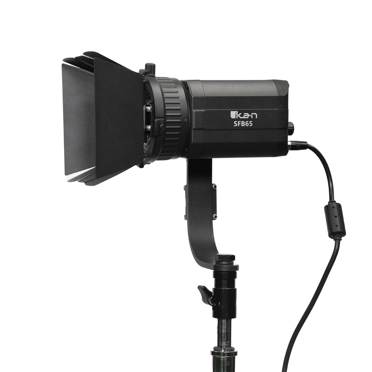 Ikan SFB65-3PT-KIT Stryder 3-Point Bi-Color 2800K-6500K 65W LED Fresnel Light with DMX