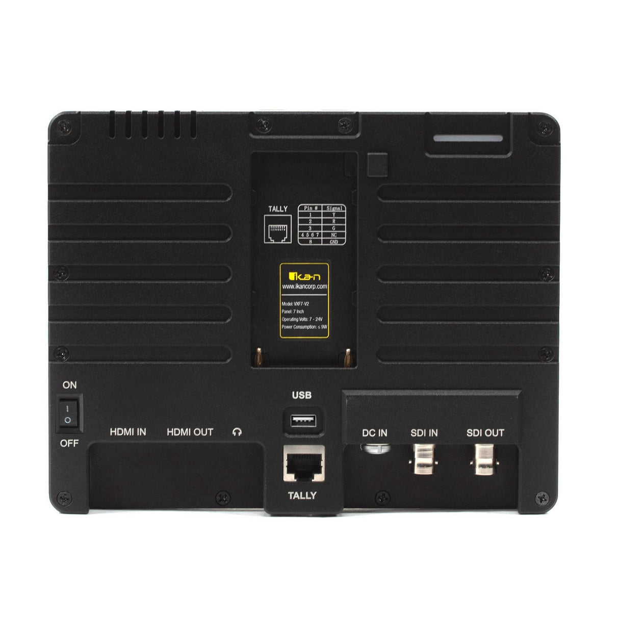 Ikan VXF7-HB 7-Inch High Bright 4K HDMI/3G-SDI On-Camera Tally Field Monitor