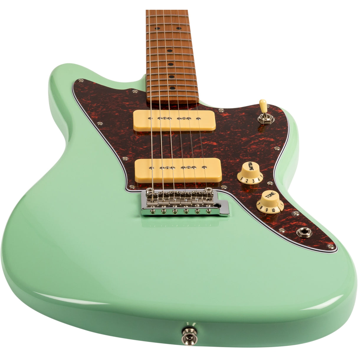 Jet Guitars JJ-300 P90 SFG Electric Guitar, Sea Green Finish