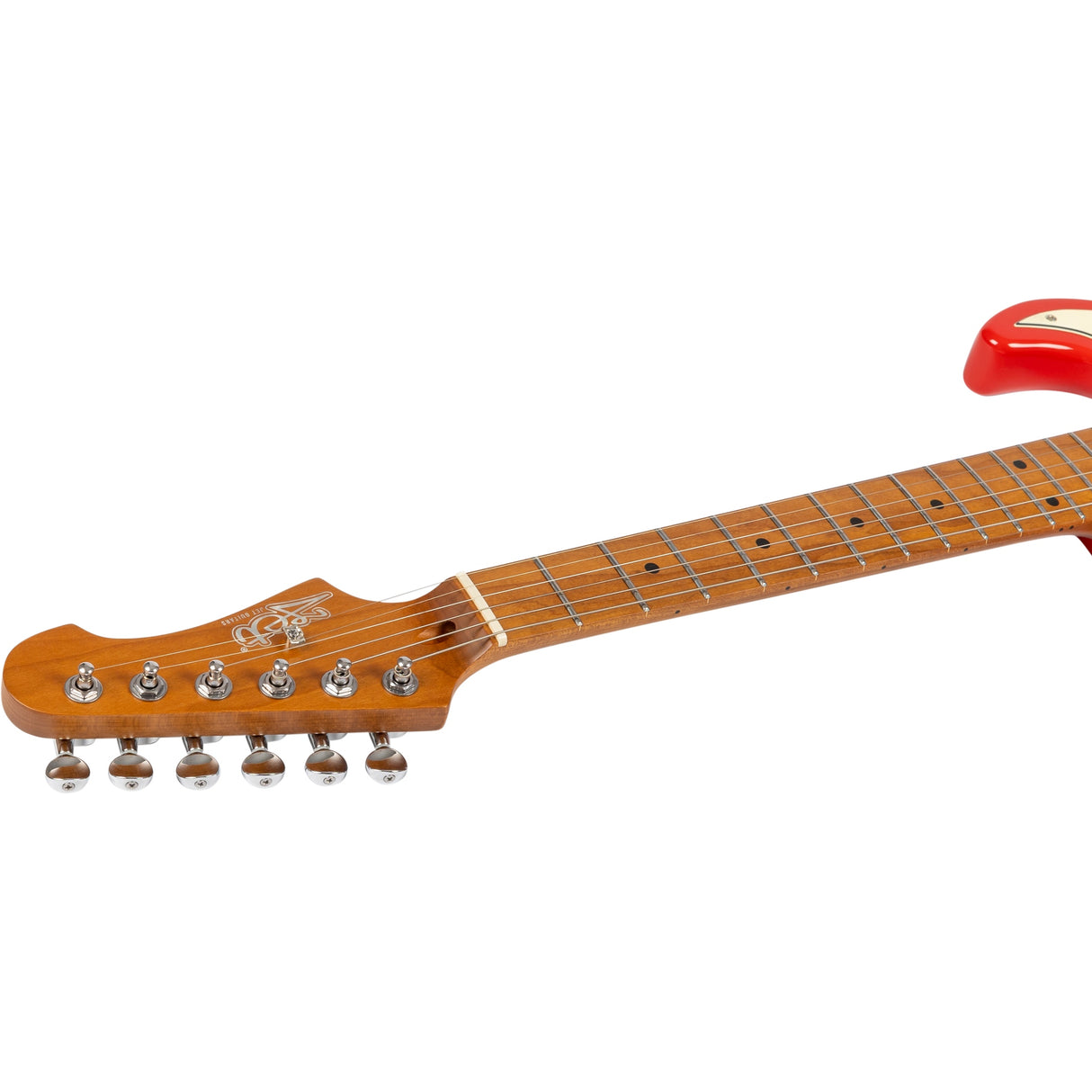 Jet Guitars JS-300 Mini Red Electric Guitar, Red