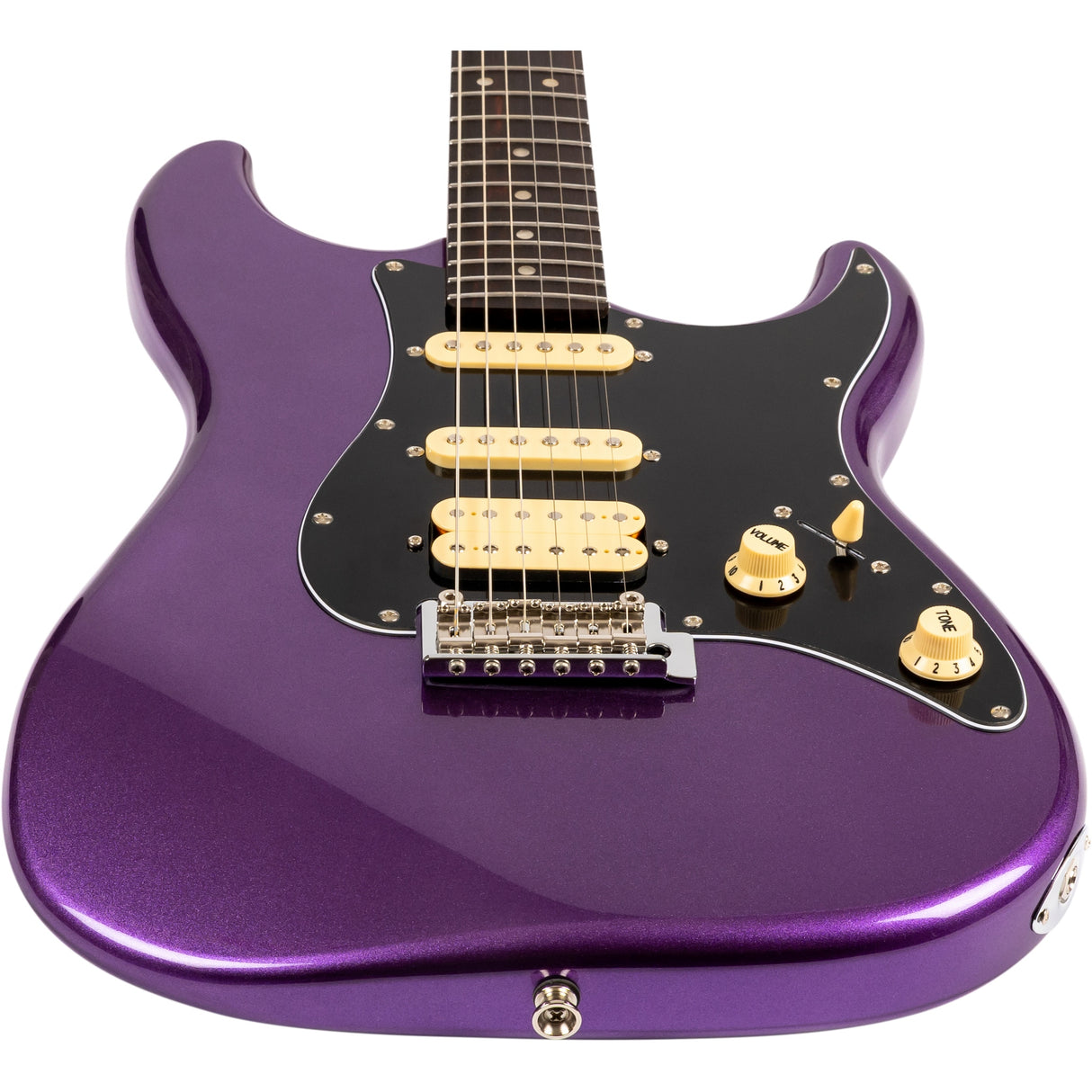 Jet Guitars JS-400 PLM R Electric Guitar, Plum Finish