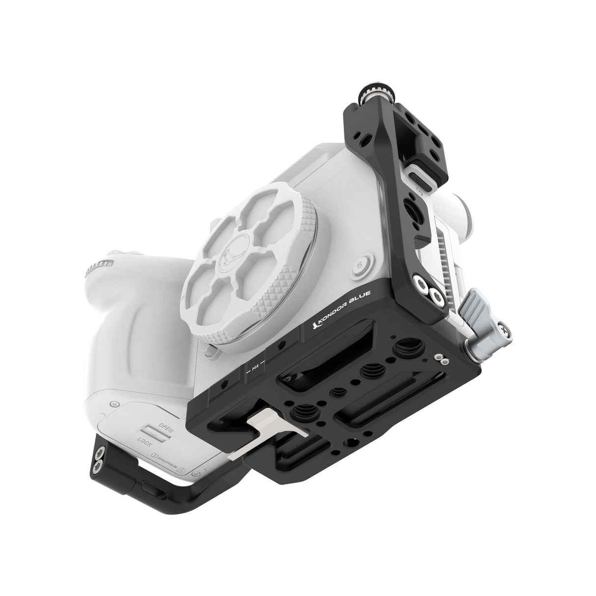 Kondor Blue Hybrid Camera Cage for Sony FX2, Raven Black