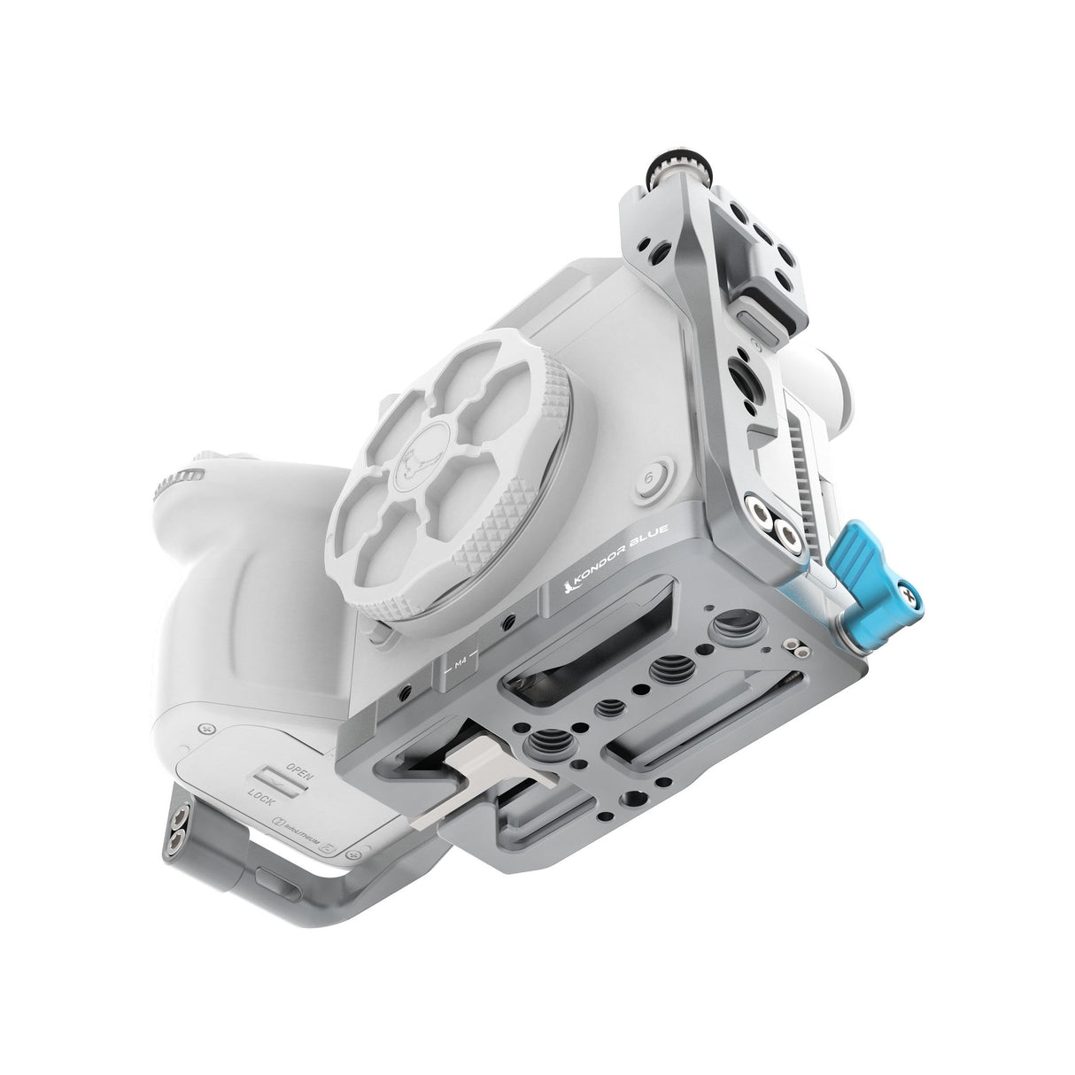 Kondor Blue Hybrid Camera Cage for Sony FX2, Space Gray
