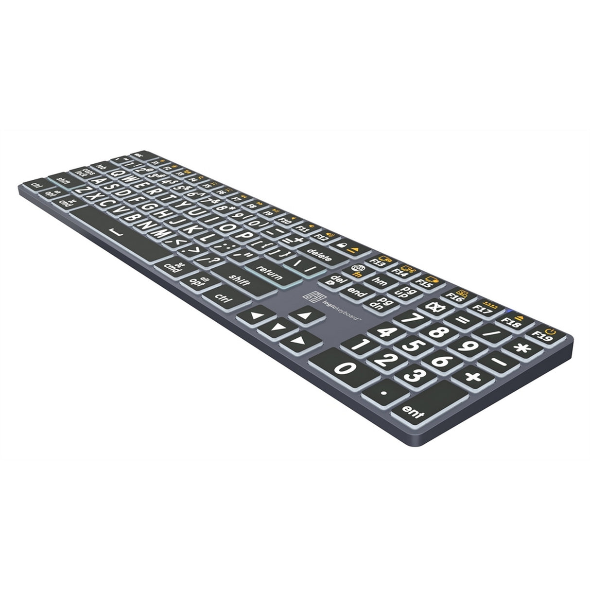 Logickeyboard Mac TITAN Large Print Slimline Keyboard