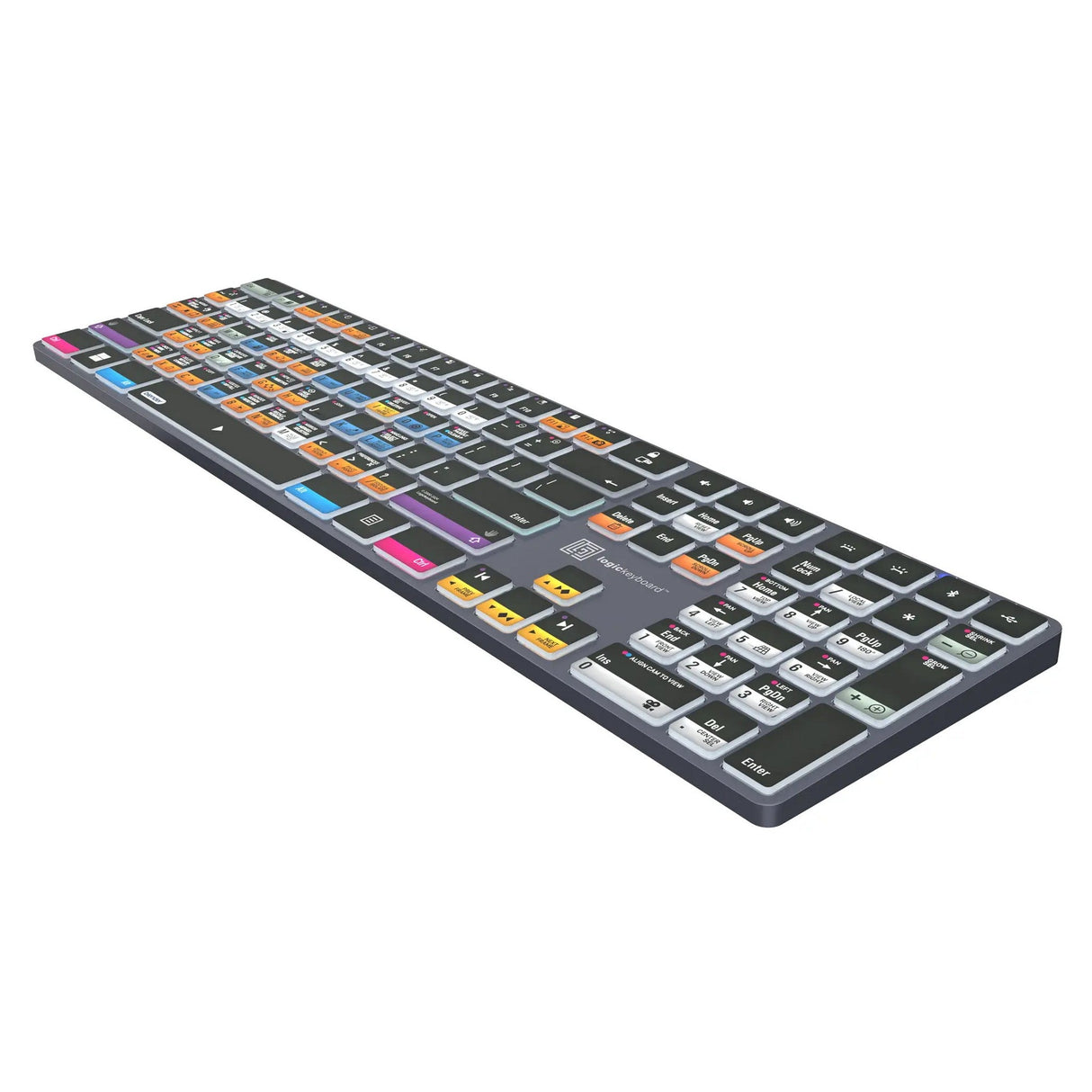 Logickeyboard TITAN Wireless Backlit Keyboard for Blender 3D US Windows