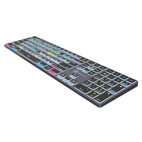 Logickeyboard TITAN Wireless Backlit Keyboard for DaVinci Resolve US Windows