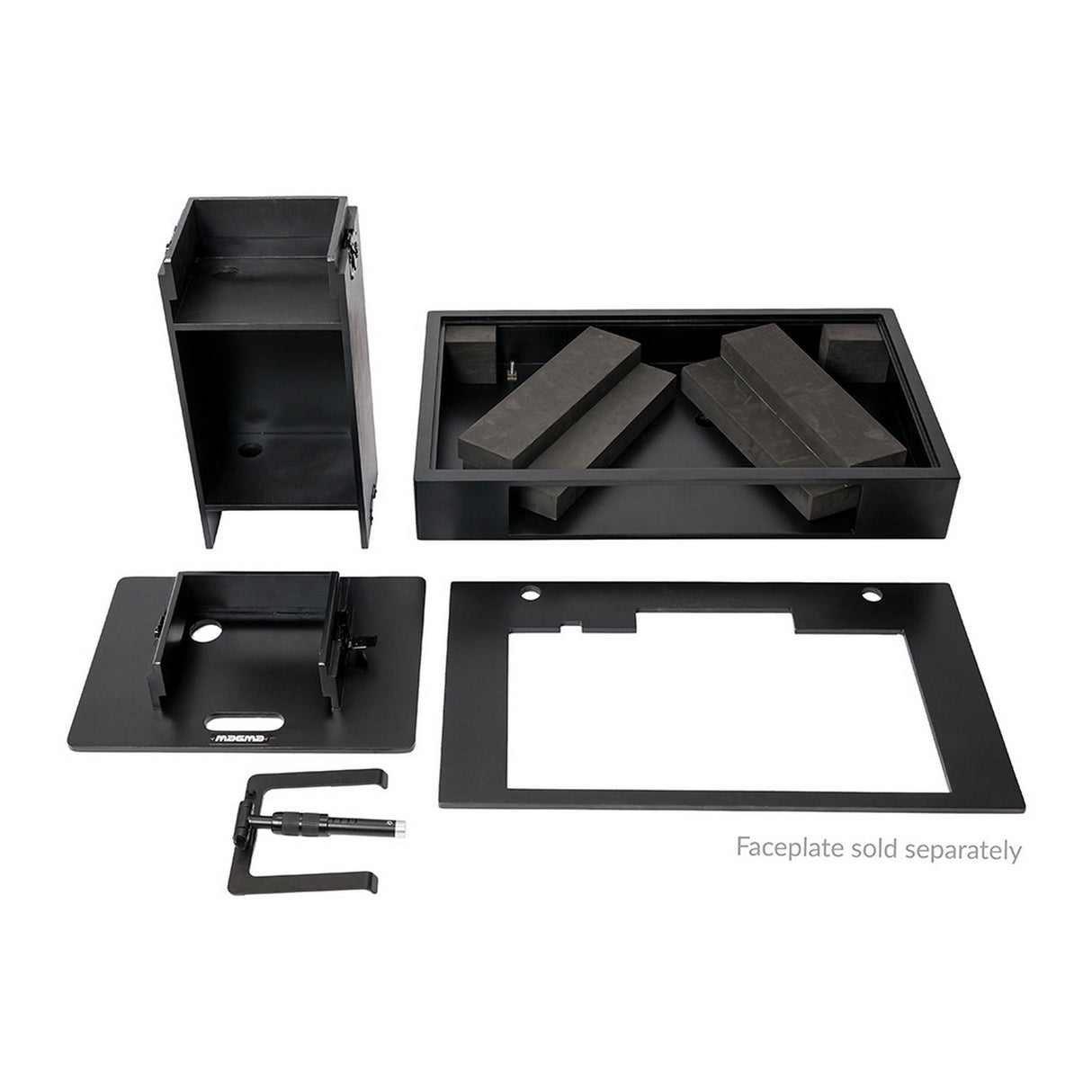Magma Groove Terminal Modular DJ Booth, Black