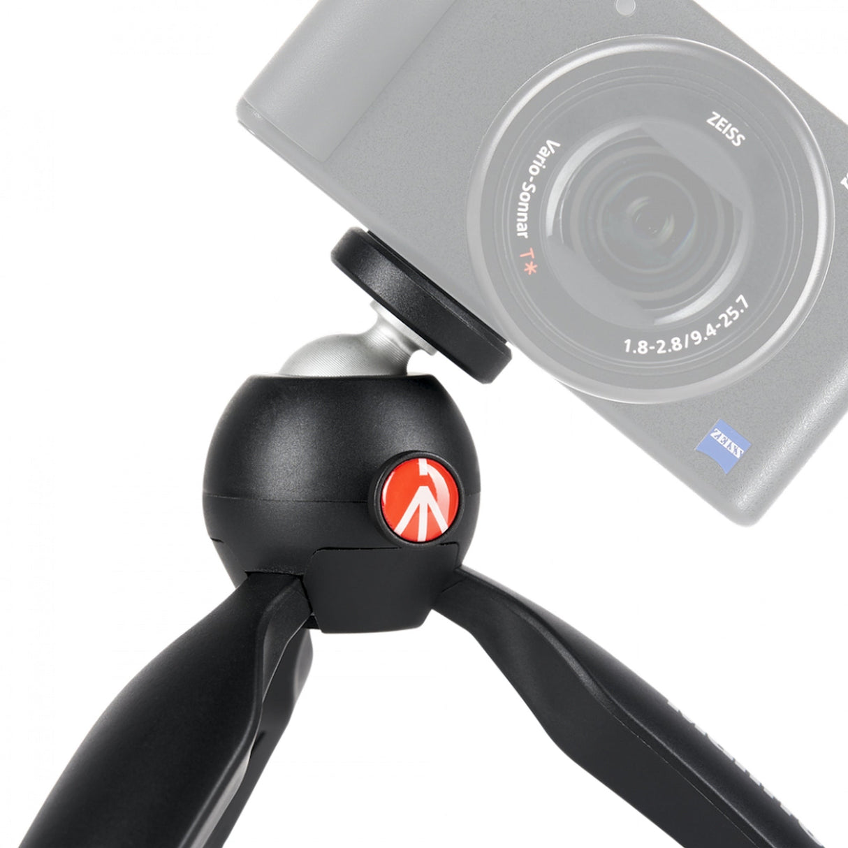 Manfrotto Pixi Mini Tripod with Smartphone Clamp, Black