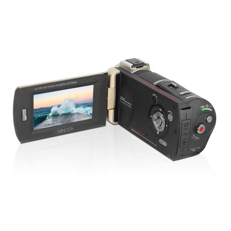 Minolta MN4K30NV 4K Ultra HD 30 MP Night Vision Camcorder Champagne