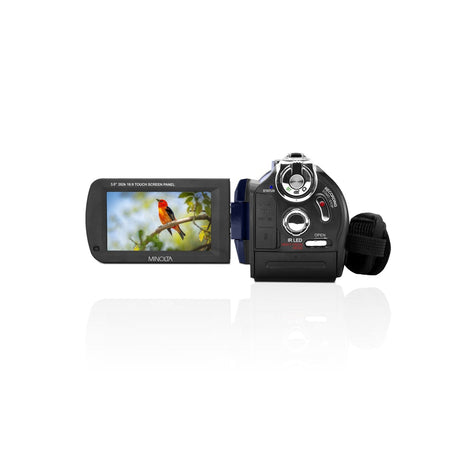 Minolta MN4K40NV 4K Ultra HD 30 MP Night Vision Camcorder Blue
