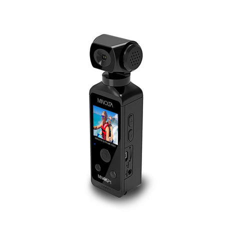 Minolta MN4KP1 Waterproof 4K Ultra HD Pocket Camcorder with WiFi Black