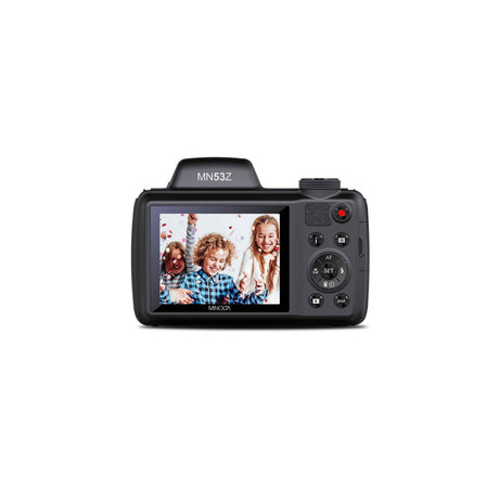 Minolta MN53Z 16 MP HD Bridge Digital Camera with 53x Optical Zoom Black