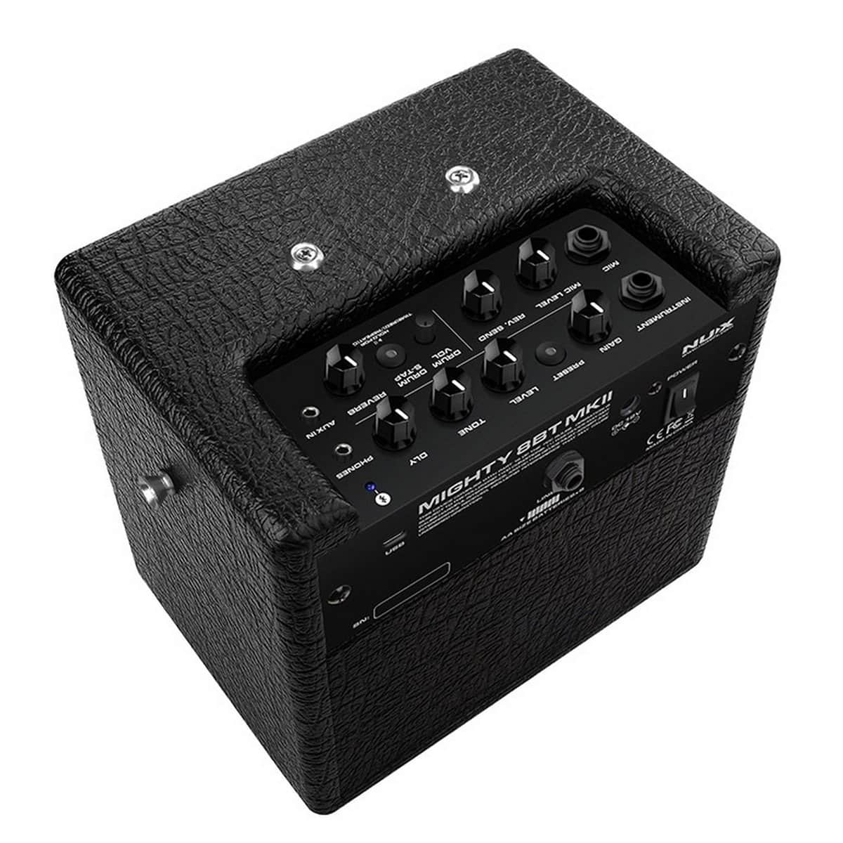Nux Mighty 8BT MKII 8-Watt Battery-Powered Bluetooth Electric Guitar Amplifier - amps