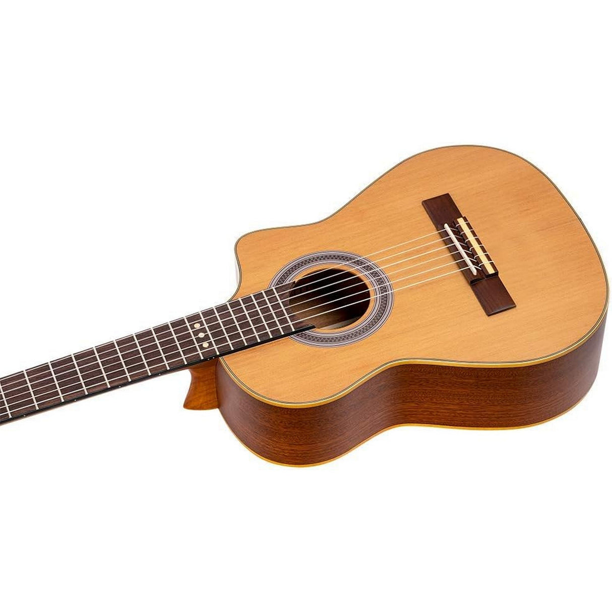 Ortega Guitars RQ39 Requinto Series Pro Requinto Size Guitar