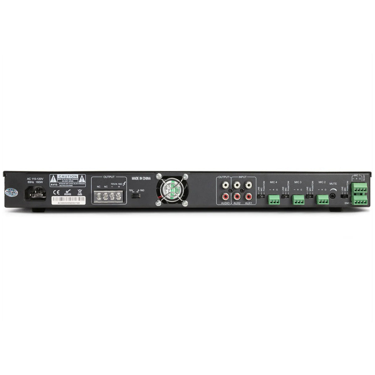 Pure Resonance Audio Business Music System with (12)C3 Ceiling Speakers and RMA120BT Rack Mount Bluetooth Mixer Amplifier