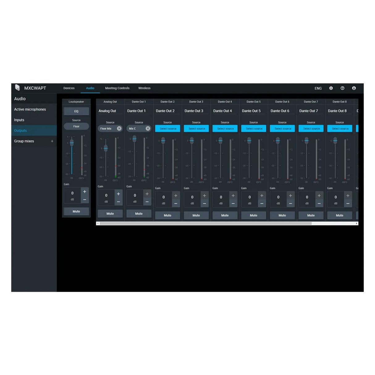 Shure MXCWAPT-A Access Point Transceiver for Microflex Complete Wireless Conference Systems